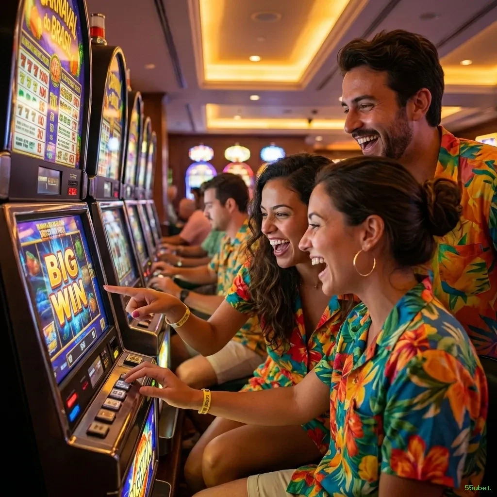 Imagem promocional da experiência de game da 55ubet